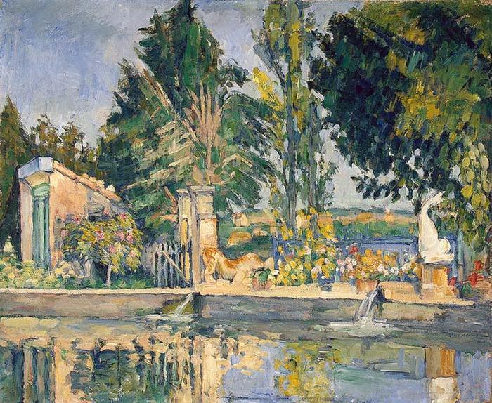 Paul Cezanne Jas de Bouffan oil painting image